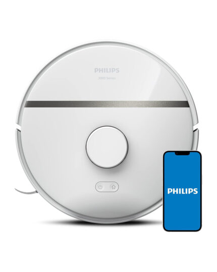 Philips HomeRun 3000 Serisi Aqua XU3000/02 Beyaz Akıllı Robot Süpürge